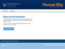 Tablet Screenshot of concordiastudentteaching.com